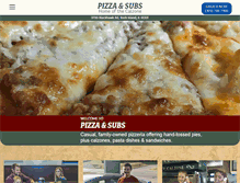 Tablet Screenshot of pizzaandsubsqc.com